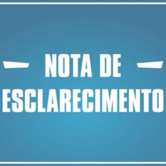 #6809 NOTA DE ESCLARECIMENTO