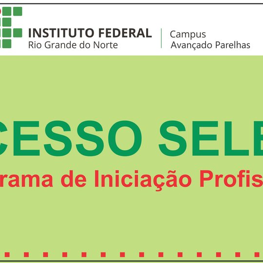 #7240 Aberta as Inscrições Para o Programa de Iniciação Profissional 2016.1