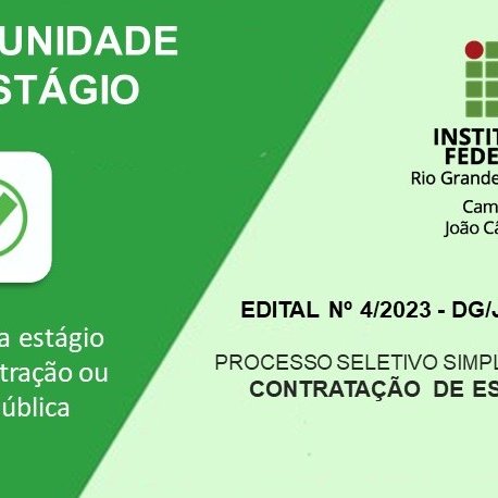 #7286 Processo seletivo para contratação de estagiário