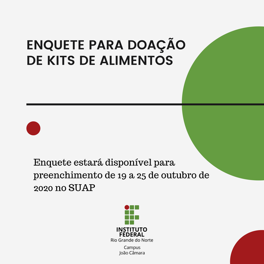 #7393 ENQUETE PARA DOAÇÃO DE KITS DE ALIMENTOS