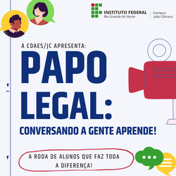 #7404 "PAPO LEGAL: conversando a gente aprende!" acontece na próxima terça-feira(16)