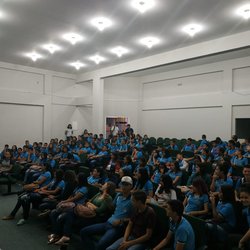 #7419 Alunos e professores do 9° ano das Escolas Públicas de João Câmara participam de palestra do projeto IFRN Itinerante