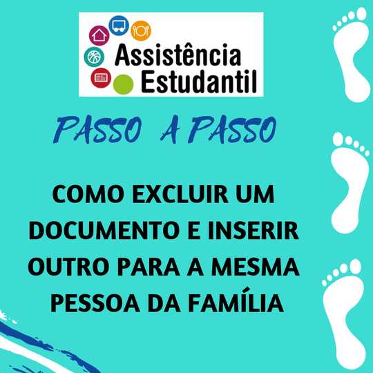 #7427 Passo a passo de como excluir/incluir documento no Programa de Assistência Estudantil