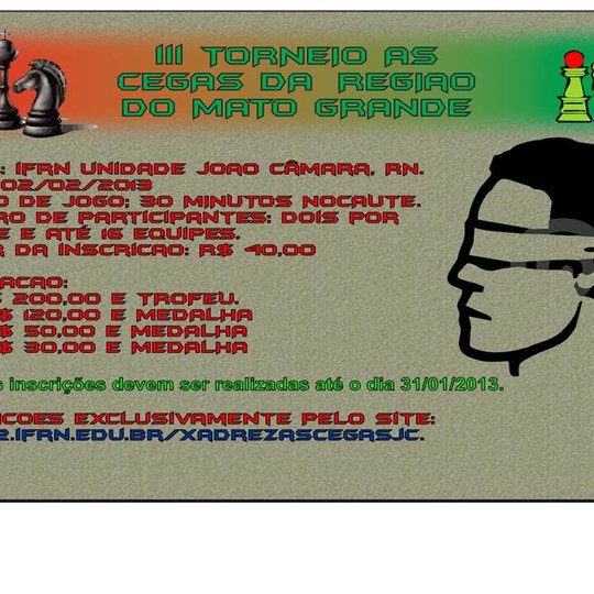 #7453 III Torneio de Xadrez às Cegas do Mato Grande