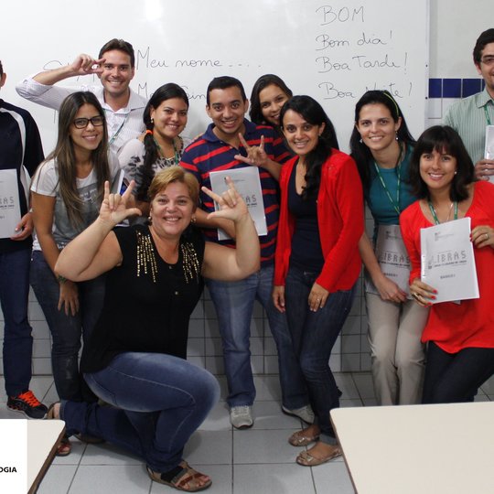 #7480 Primeira aula do Curso de Capacitação em LIBRAS