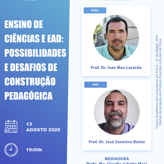 #7550  ENSINO DE CIÊNCIAS E EAD: POSSIBILIDADES E DESAFIOS DE CONSTRUÇÃO PEDAGÓGICA