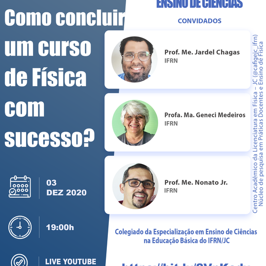 #7558 COMO CONCLUIR UM CURSO DE FÍSICA COM SUCESSO