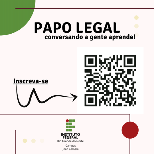 #7560 PAPO LEGAL: conversando a gente aprende!