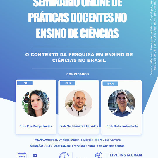 #7609 A PESQUISA EM ENSINO DE CIÊNCIAS NO BRASIL