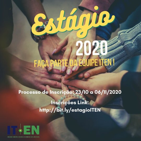 #7755 ITEN DIVULGA VAGA DE ESTÁGIO