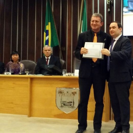 #7902 Servidor do Campus João Câmara recebe homenagem da Assembleia Legislativa do RN