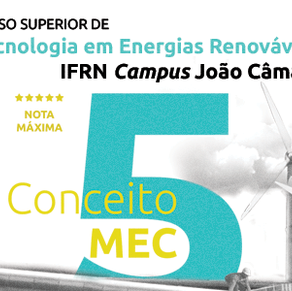 #7905 Curso de Energias Renováveis recebe Conceito Máximo do MEC