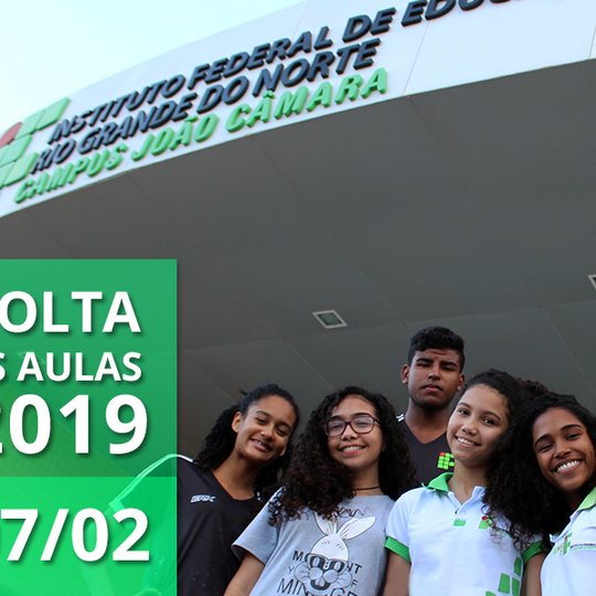#7915 Ano letivo 2019 tem início no dia 07 de fevereiro