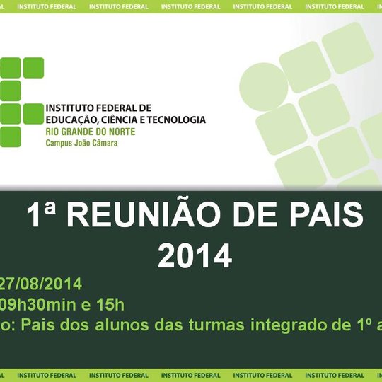 #8389 1ª Reunião de Pais do ano letivo 2014