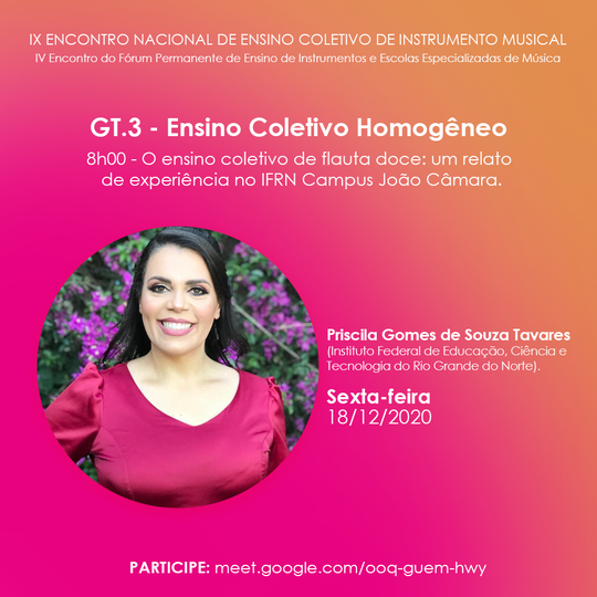 #8492 Professora Priscila Tavares apresenta trabalho no IX ENECIM