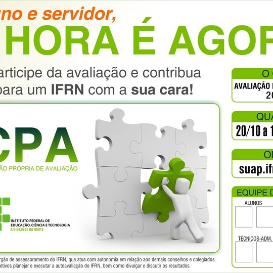 #8602 Divulgado o calendário de preenchimento dos questionários de autoavaliação do IFRN.