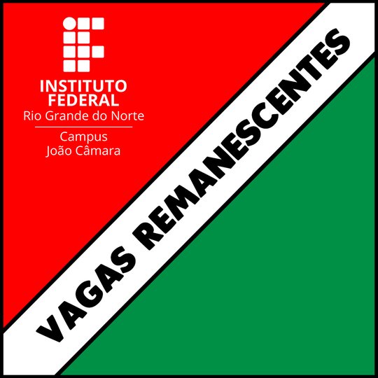 #8681 Campus João Câmara divulga o número de vagas remanescentes do Exame de Seleção 2020