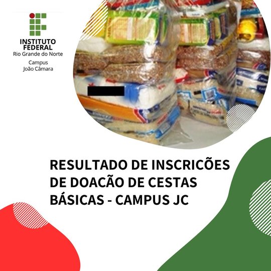 #8763 Campus João Câmara divulga resultado de inscrições