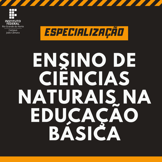 #8777 Inscrições para a Especialização de Ensino de Ciências Naturais se encerram nesta quarta-feira(29/5)