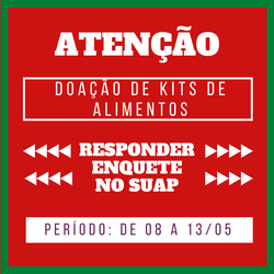 #8937 Campus João Câmara distribuirá kits de alimentação