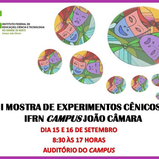 #9038 Começa hoje no Campus A II Mostra de Experimentos Cênicos