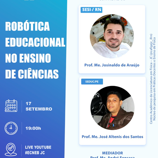#9100 ROBÓTICA EDUCACIONAL NO ENSINO DE CIÊNCIAS