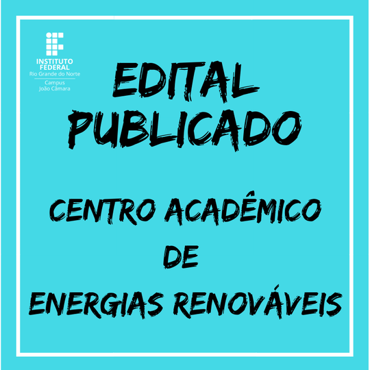 #9112 Eleições para a Diretoria do Centro Acadêmico do Curso Tecnologia em Energias Renováveis