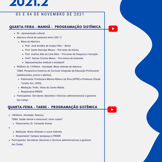 #9212 IFRN promove encontro pedagógico para abertura do semestre letivo 2021.2