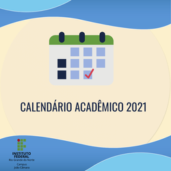 #9275 Direção do campus divulga calendário acadêmico 2021