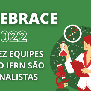 #9305 Estudantes do Campus João Câmara são finalistas na Febrace 2022