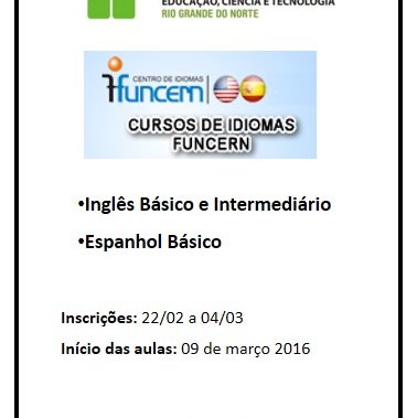 #9409 Inscrições para os Cursos de Idiomas da Funcern serão abertas no dia 22