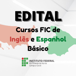 #9474 Inscrições abertas para os Cursos FIC de Inglês e Espanhol Básico