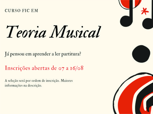 Curso de Teoria e Notação Musical — Portal do Instituto Federal do as