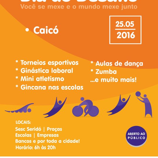 #9756 No Dia do Desafio 2016, Caicó competirá com a cidade de Chupaca (Peru)