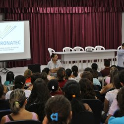 #9818 Alunos das novas turmas do PRONATEC participaram de aula inaugural hoje (01)
