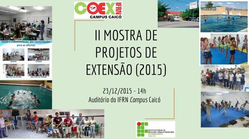 II Mostra de Projetos de Extensão (2015)