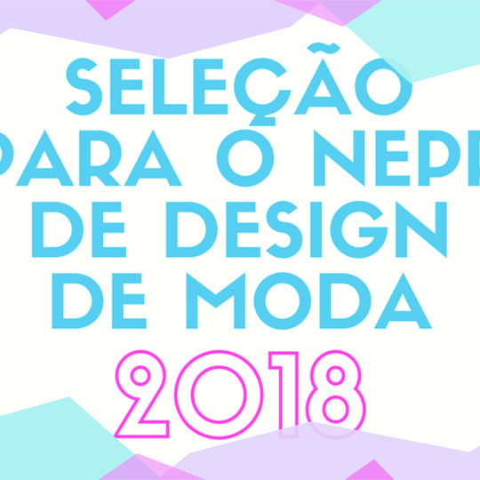 #9827 Oportunidade para alunos de Design de Moda