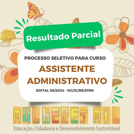 Mulheres Mil JC - Discentes Resultado Parcial