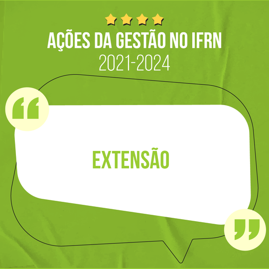 IFRN 115 anos: Extensão (2025)