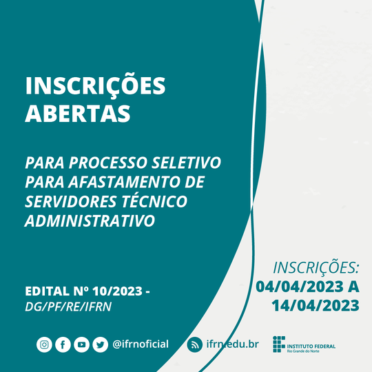 Afastamento de servidores técnico-administrativo