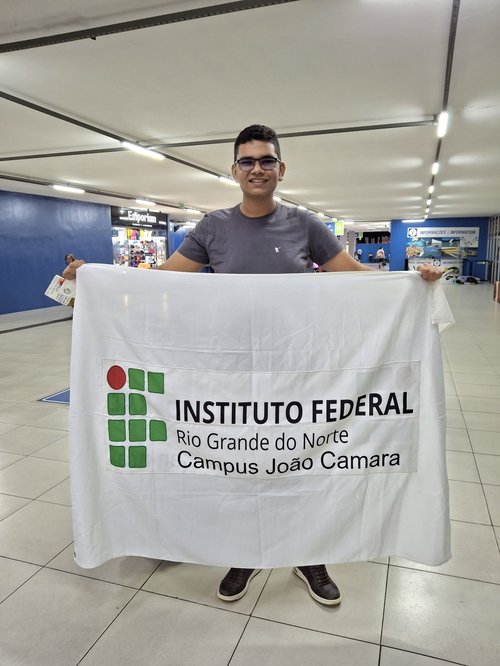 Arielisson Nunes, discente do curso Técnico Integrado em Informática