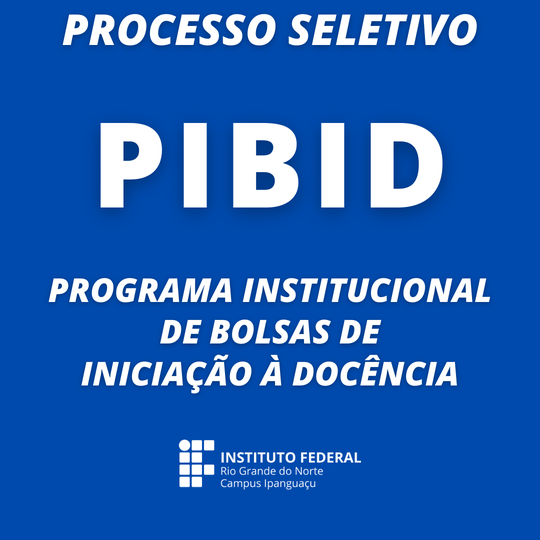 Banner PIBID
