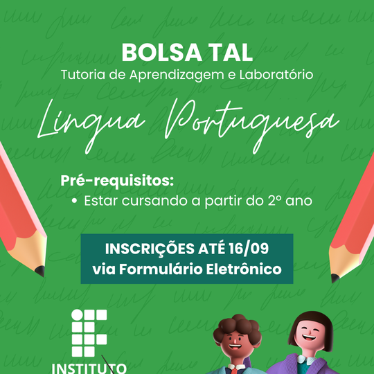 Bolsa TAL - Língua Portuguesa (JC)
