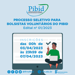 Campus São Paulo do Potengi - Bolsistas Voluntários do Pibid - 2023