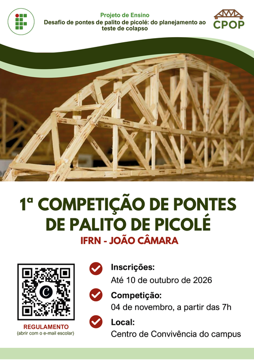 Cartaz CPOP 2026 - Campus João Câmara