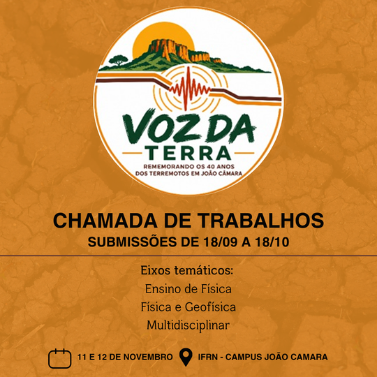 Voz da Terra: Chamada de Trabalhos