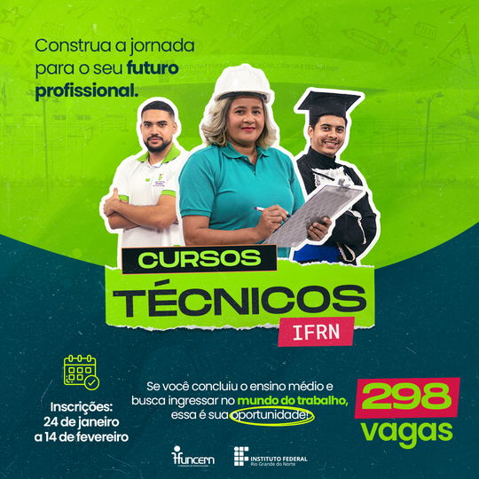 Técnico Subsequente 2024.1 - Vagas Remanescentes