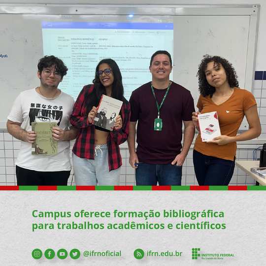 Campus oferece formação bibliográfica para trabalhos acadêmicos e científicos_Redes