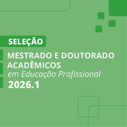 Capa - Seleção Mestrado e Doutorado 2026.1