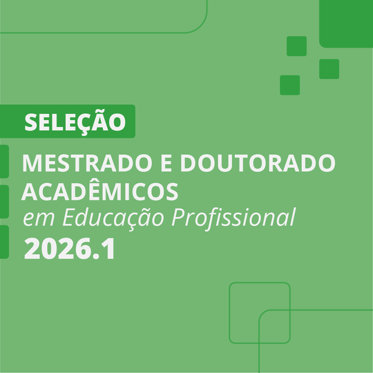 Capa - Seleção Mestrado e Doutorado 2026.1